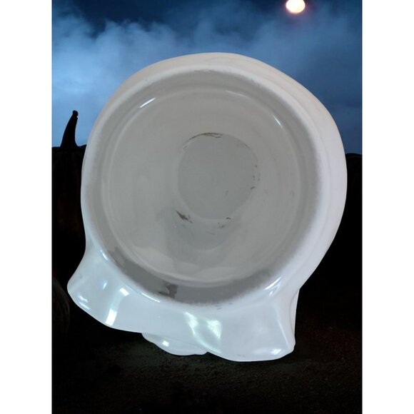 Ceramic Glass White Halloween Candleholder - Picture 5 of 6